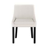 Artiss Dining Chairs Set of 4 Corduroy Wooden Beige