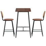 Artiss Bar Table Stools Set Dining Desk Industrial Kitchen Chairs Cafe Pub