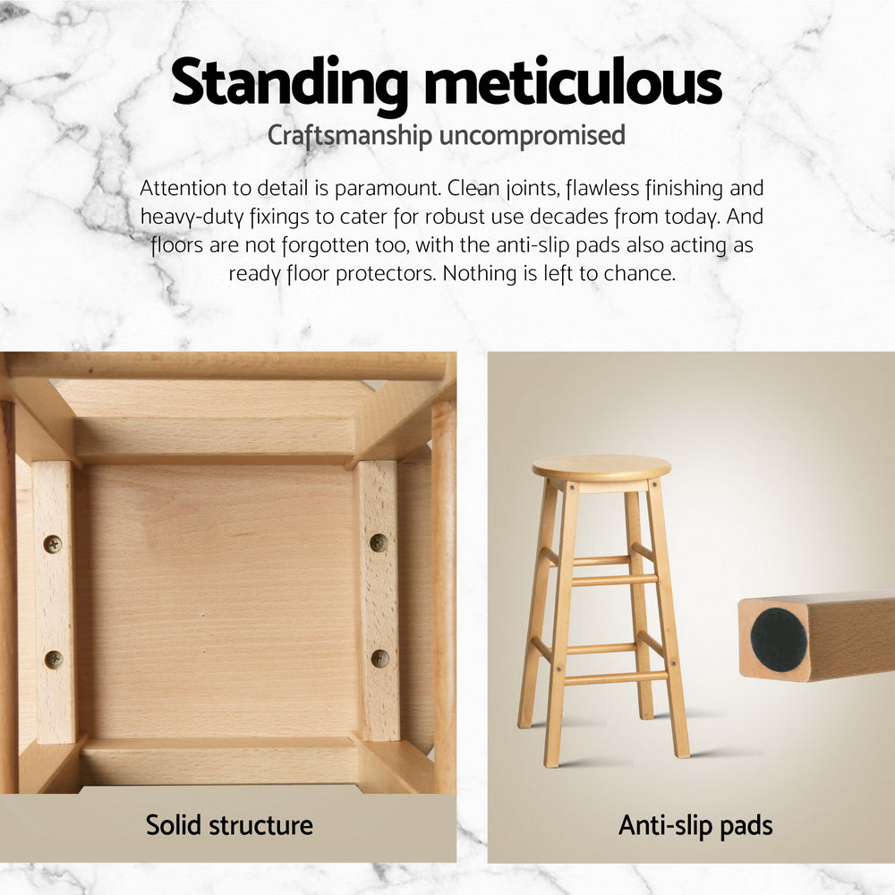 Artiss Bar Table and Stools Set Dining Desk Kitchen Chairs Cafe Pub