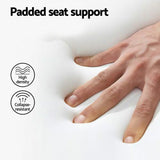 4x Artiss Bar Stools Kitchen Counter Rattan Chairs PU Leather Padding