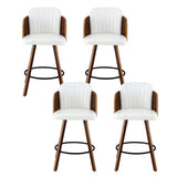 Artiss Wooden Bar Stools Swivel Kitchen Counter Stool Chair 58cm Seat Height