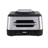Devanti 5-in-1 Electric BBQ Grill Air Fryer, 2200W 8L Smart Thermometer