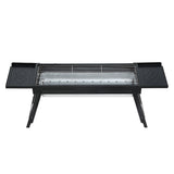 Grillz Charcoal BBQ Grill Smoker Portable Barbecue Outdoor Foldable Camping