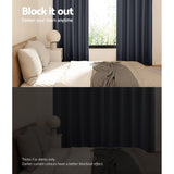 Dark Grey Block out curtains medium