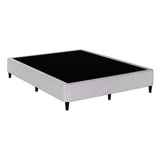 Aria Bed Frame Queen Size Metal Grey MASON