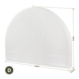 Artiss Double Size Headboard for Bed Frame Boucle Fabric No-Assembly Vacuum Compressed Soft Backrest with Removable Washable Cover 154cm Wide