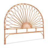 Artiss Bed Headboard Queen Bedhead Rattan - MARI Pine