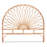 Artiss Bed Headboard Queen Bedhead Rattan - MARI Pine