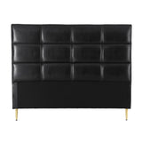 Artiss Bed Headboard Queen Bedhead PU Leather Black