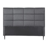 Artiss Bed Headboard Queen Bedhead Linen Fabric Charcoal