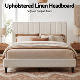 Artiss Bed Head Headboard King Linen 183CM - Beige