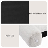 Artiss Boucle Bed Head Queen Size Upholstered Wavy Headboard Beige
