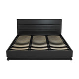 King Bed Frame - Lumi - LED Gas Lift
