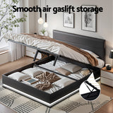 LUMI Queen Gas Lift Bed Frame