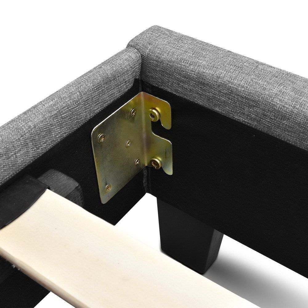 Bed Frame Double Size Grey NEO