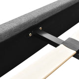 Bed Frame Double Size Grey NEO