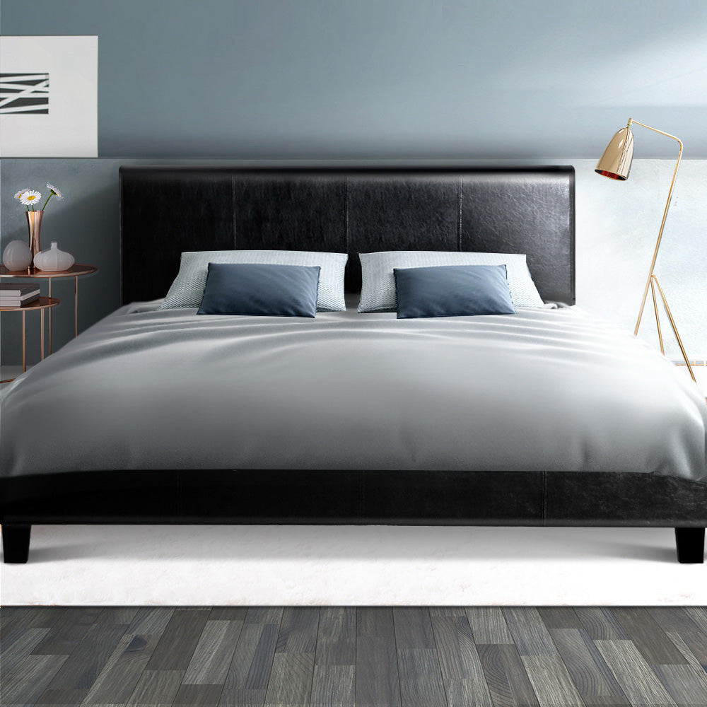 Neo Double Black Bed Frame
