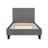 Neo Grey Single Bed Frame