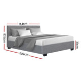 Ky Upholstered Double Gas lift Bed