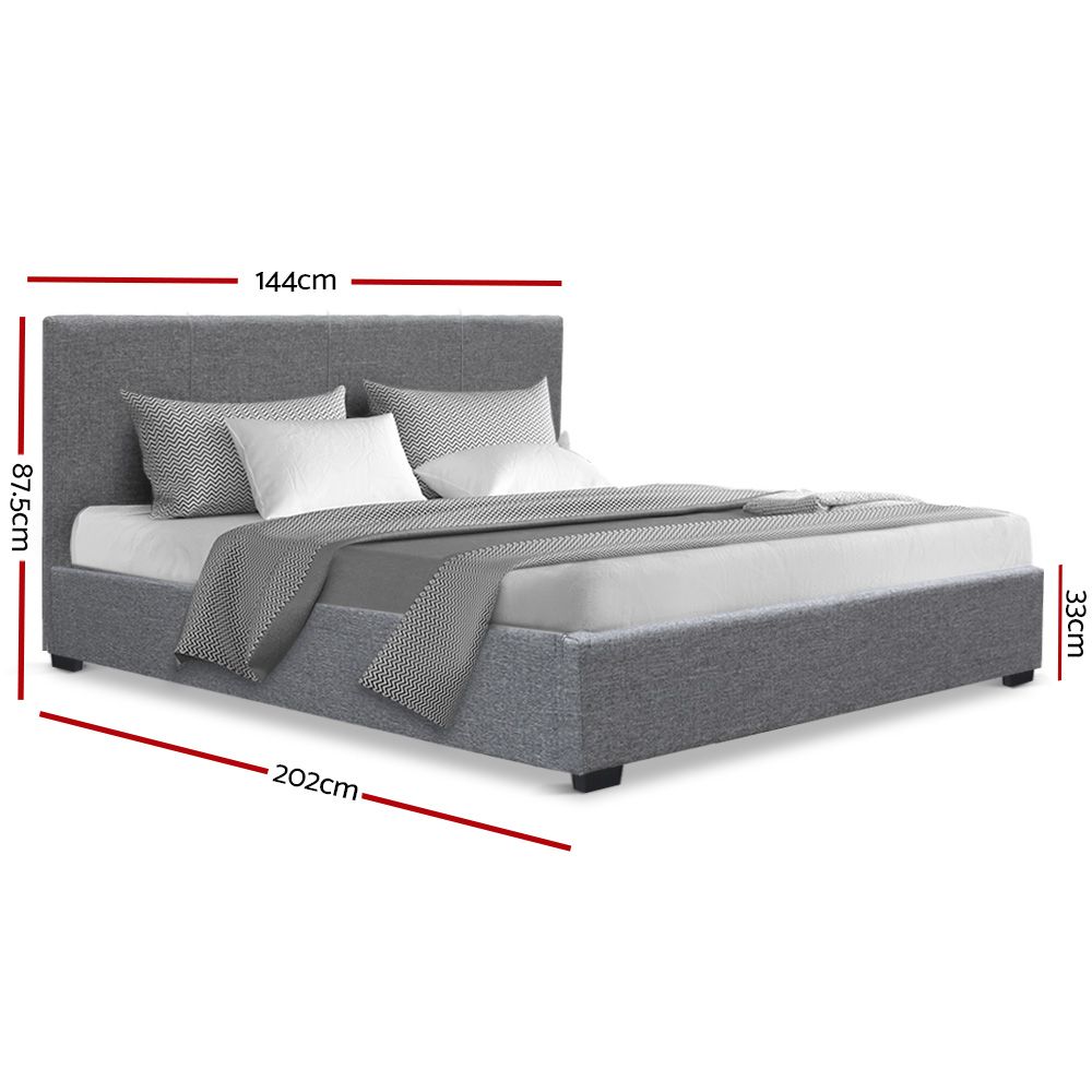 Ky Upholstered Double Gas lift Bed