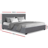 NINO Queen Gas Lift Bed Frame