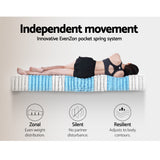 Artiss Bed Frame with 36cm Giselle Mattress Set King Single Gas Lift Base Grey