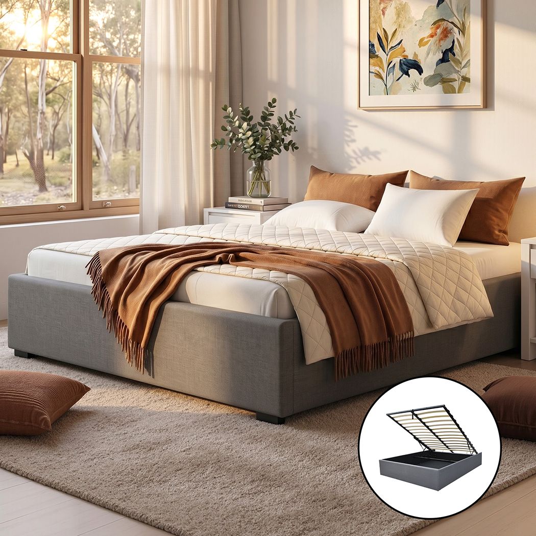 Toki Queen Gas Lift Bed Frame