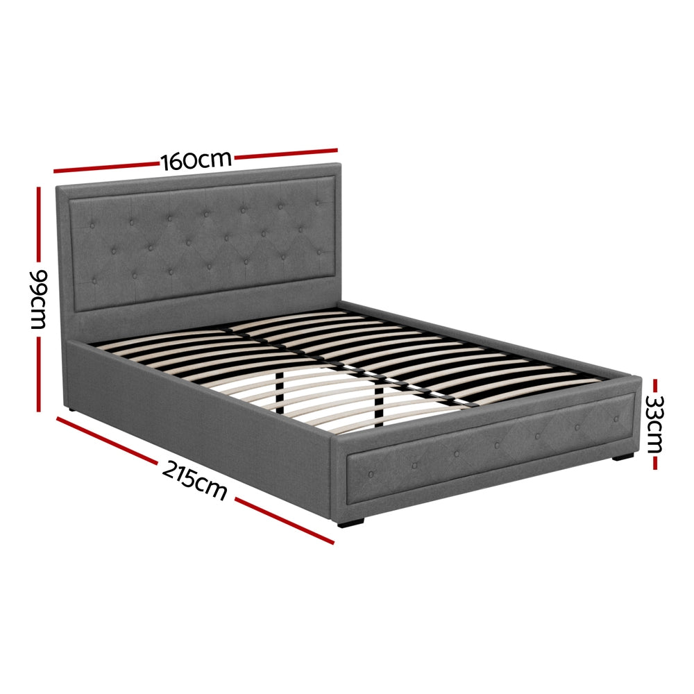 Tiyo Queen Gas Lift Bed Frame