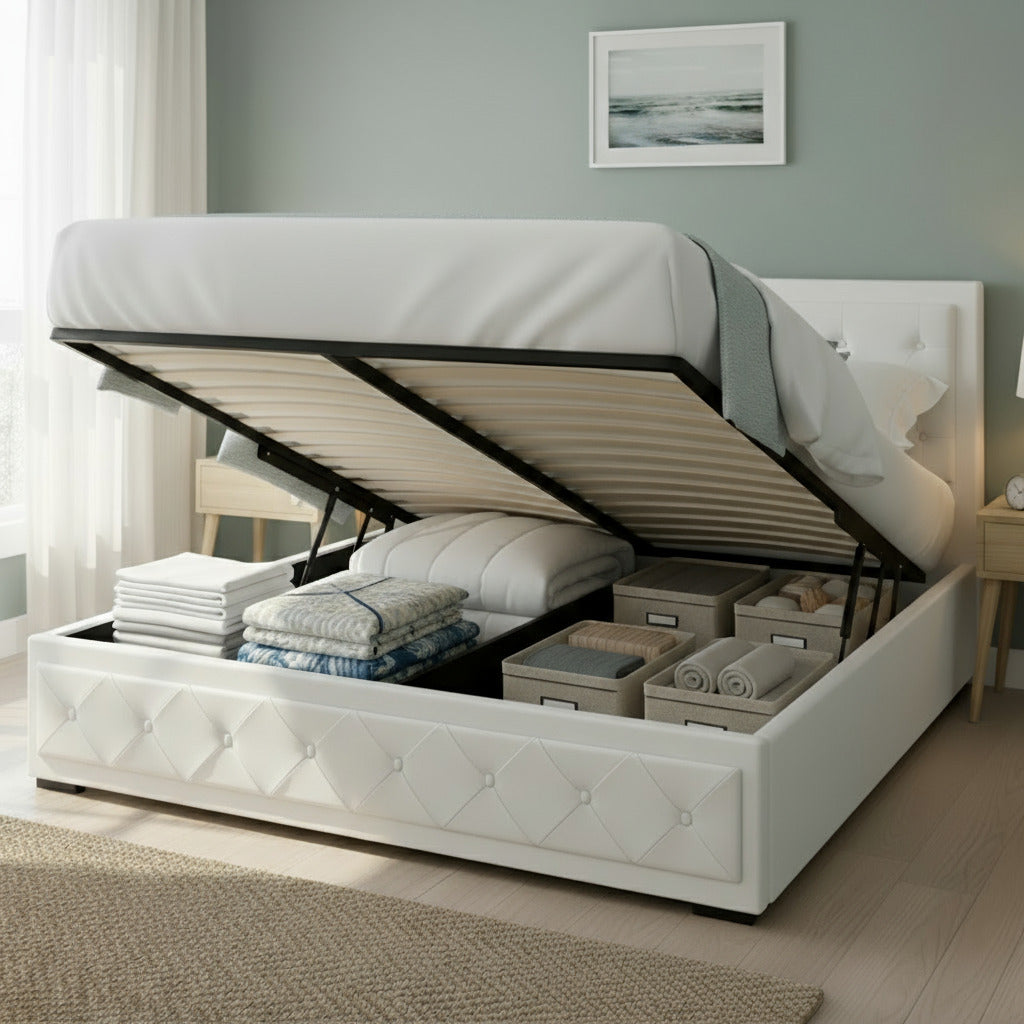 Tiyo Queen Gas Lift Bed Frame