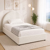 Artiss Bed Frame Gas Lift Strorage Beds Base Platform Boucle Fabric King Single ELLA