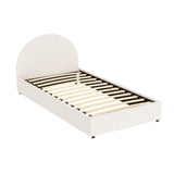Artiss Bed Frame Gas Lift Strorage Beds Base Platform Boucle Fabric King Single ELLA