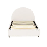 Artiss Bed Frame Gas Lift Strorage Beds Base Platform Boucle Fabric King Single ELLA