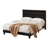 Artiss Queen Bed Frame Upholstered Platform Base with Geometric Headboard Black Velvet