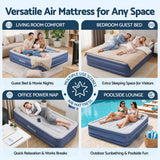 Bestway Air Mattress King Inflatable Bed 56cm Airbed Blue