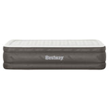 Bestway Single Air Mattress with Built-in Pump Fortech Inflatable Bed 46cm