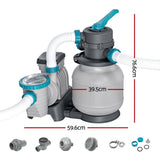 Bestway Pool Pump Sand Filter 1500GPH 5678L/H Pools Flowclear™ Filters
