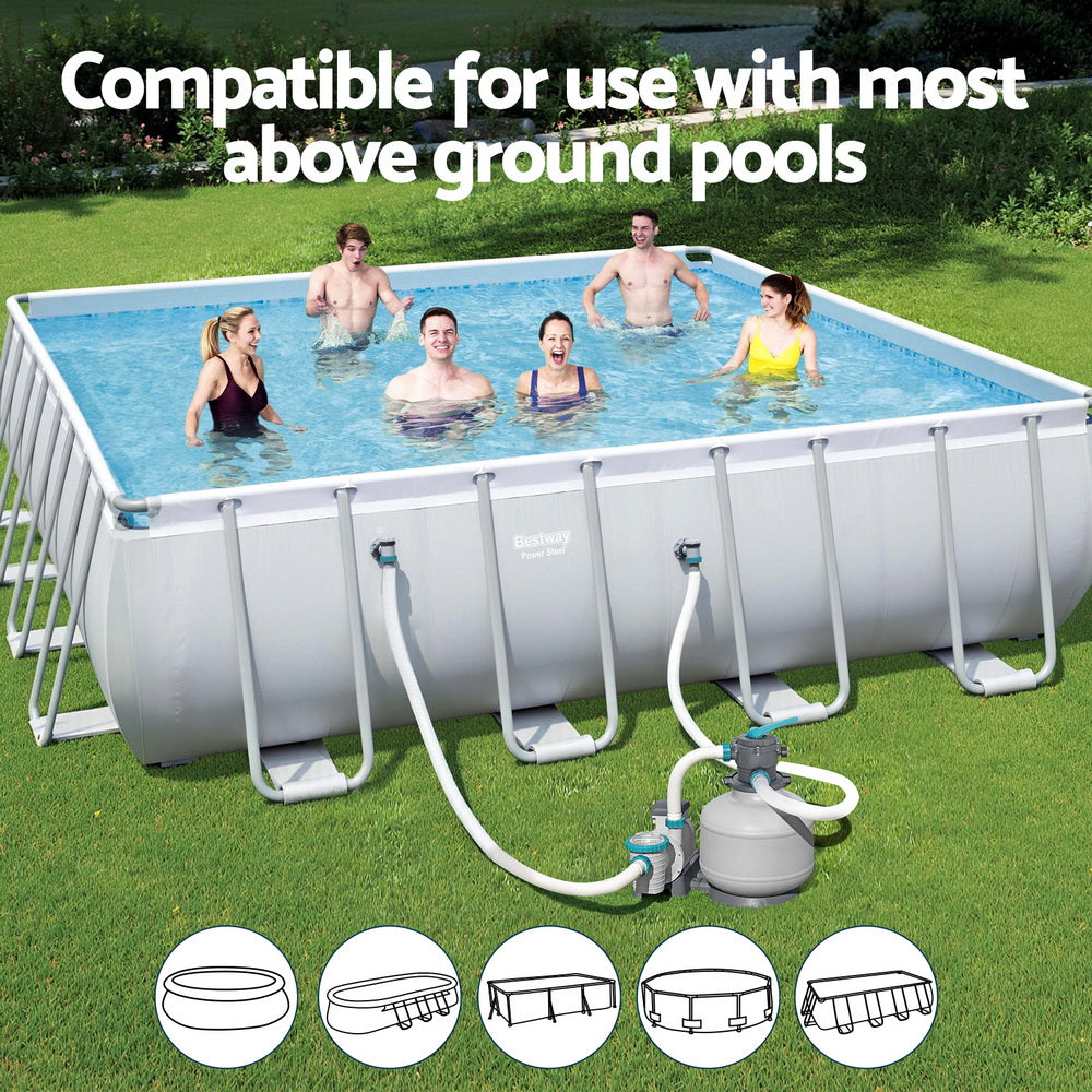 Bestway Pool Pump Sand Filter 3000GPH 11355L/H Pools Flowclear™ Filters