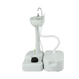 Weisshorn Camping Basin Portable Hand Wash Sink Stand 43L Capacity