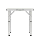 Weisshorn Folding Camping Table 60CM Adjustable Portable Outdoor Picnic Desk