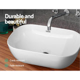 Cefito Bathroom Basin Ceramic Vanity Sink Hand Wash Bowl 46x33cm