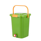 Gardeon 20L Kitchen Compost Bin Food Waste Caddy Drain Tap Green