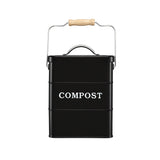 Gardeon 5L Compost Bin Kitchen Countertop Food Waste Caddy Black