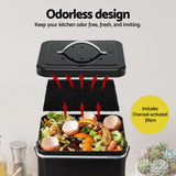 Gardeon 5L Compost Bin Kitchen Countertop Food Waste Caddy Black
