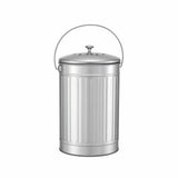 Gardeon Compost Bin Kitchen Countertop Food Waste Caddy 6L Silver