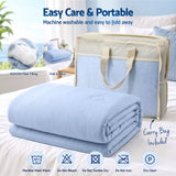 Giselle Cooling Blanket 240cm x 210cm King Summer Quilt Sleepers Double Sided