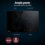 Devanti Electric Ceramic Cooktop 77cm