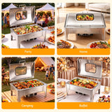 5-Star Chef 9L Chafing Dish Buffet Warmer Food Warmer Catering Server