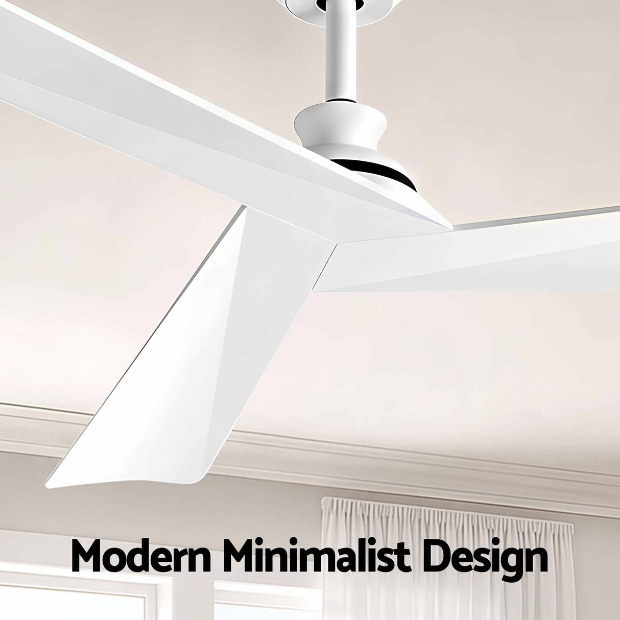 Devanti 52" Ceiling Fan Modern Minimalism 3 Blades 6 Speeds DC Motor Remote
