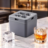 Artiss 5cm Clear Ice Mold Whiskey Large Square Ice Cube Tray