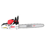 Giantz 74cc Petrol Chainsaw 22" Bar E-Start Tree Pruning Chain Saw